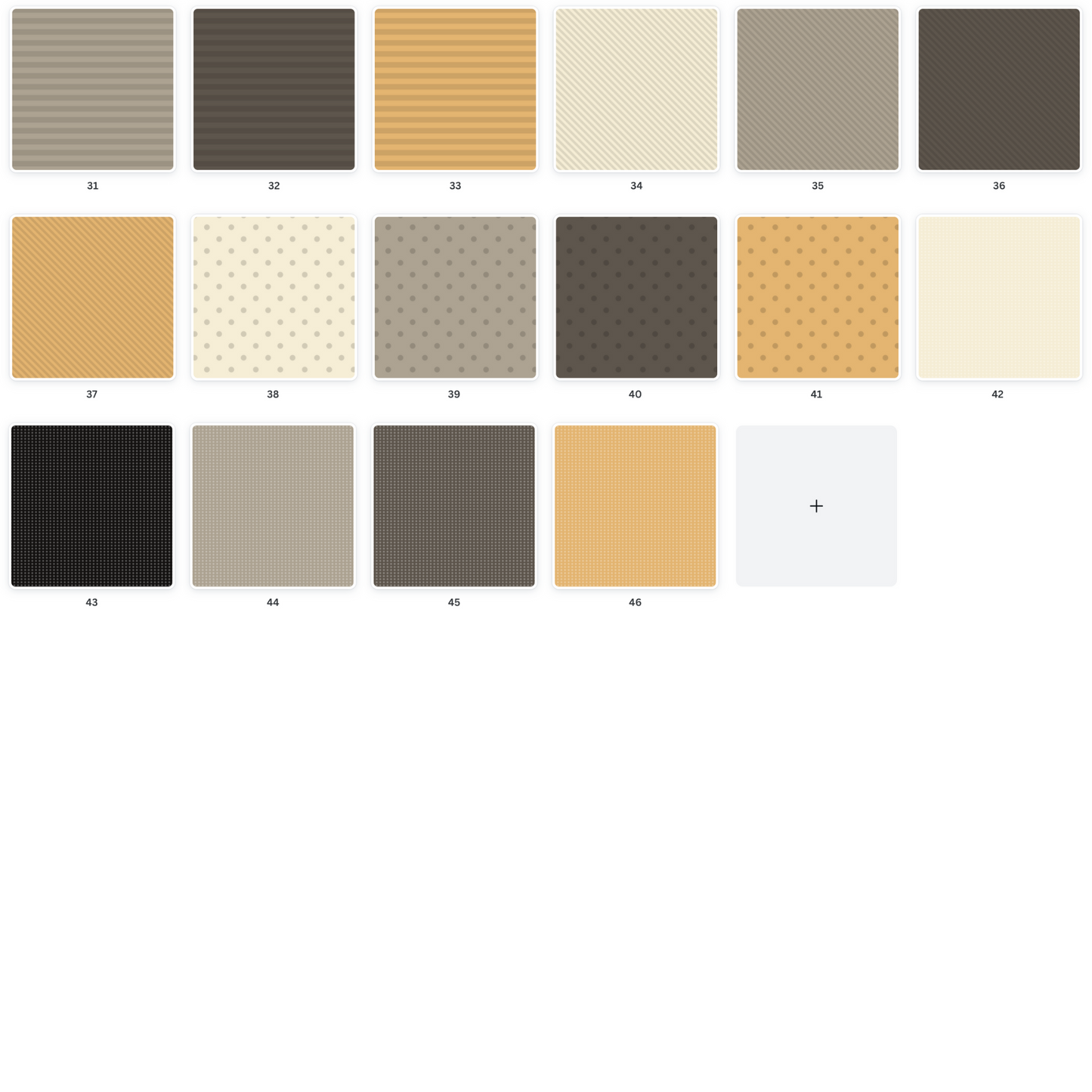 Digital scrapbooking kit showcasing a variety of neutral & warm-toned papers with patterns & solids for versatile crafting & memory preservation projects, ideal for download & print.