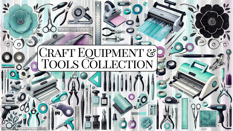 Explore Scrapbook Easily's Craft Equipment & Tools Collection featuring an array of crafting tools like scissors, die-cut machines, pens, & adhesives, ideal for DIY enthusiasts.